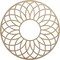 Ekena Millwork Cannes Wood Fretwork Pierced Ceiling Medallion, Hickory, 28"OD x 9 5/8"ID x 3/8"T CMWP28X28X0375CNHI - alternate 1